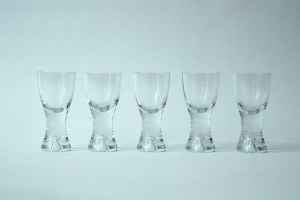 Set of glass stemware - HS Krosno