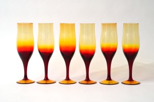 Glass set of glasses - HS Sudety - Z. Horbowy - 19,7 cm