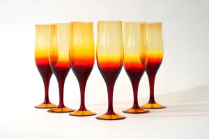 Glass set of glasses - HS Sudety - Z. Horbowy - 19,7 cm