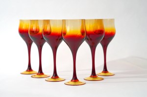 Glass set of glasses - HS Sudety - Z. Horbowy - 19,7 cm