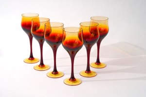 Glass set of glasses - HS Sudety - Z. Horbowy - 19,7 cm