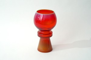 Glass vase - Isolator - HS Sudety - Z. Horbowy - Rare color