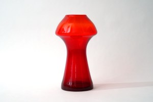 Glass vase - Fungi - HS Sudety - Z. Horbowy - Antico - Tall