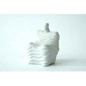 Porcelanowa figurka - Budda - Władysław Garnik - Unikat!