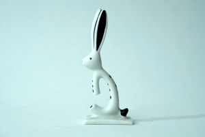 Porcelain figurine - Hare - ZPS Ćmielów - K. Czuba