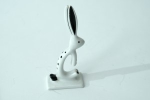 Porcelain figurine - Hare - ZPS Ćmielów - K. Czuba
