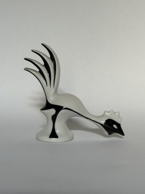 Porcelain figurine - Rooster - Ćmielów - M. Naruszewicz