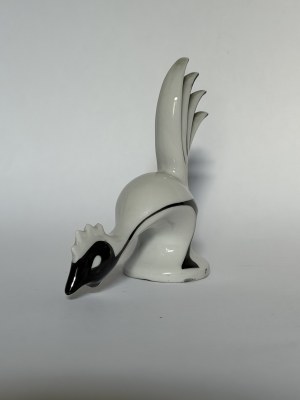 Porcelain figurine - Rooster - Ćmielów - M. Naruszewicz