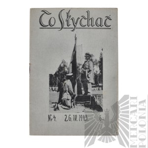 PSZnZ Czasopismo “Co słychać” Nr.4 26.IV.1943