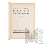 PSZnZ Książka “Bitwa o Monte Cassino Tom I” Melchior Wańkowicz Rzym-Mediolan 1945