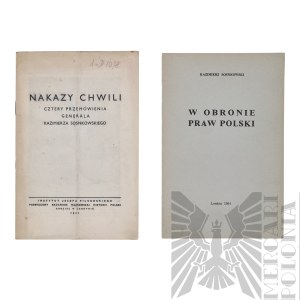 PSZnZ/Emigration Book Kazimierz Sosnkowski, In Defense of Poland's Rights