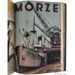 Książka “Morze” 1936 - Liga Morska i Kolonialna LMK Zespół Oprawiony