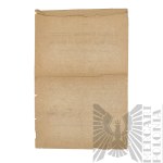 IWŚ/II RP Ogłoszenie Korpus Polski w Rosji o Zasadach Noszenia Oznak Wojskowych