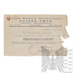 [POWSTANIE WARSZAWSKIE] II RP Zestaw Dokumentów Po Helenie Jeżewskiej Praga Warszawa