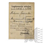 [POWSTANIE WARSZAWSKIE] II RP Zestaw Dokumentów Po Helenie Jeżewskiej Praga Warszawa