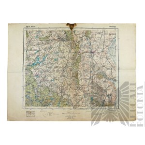 II RP Mapa Wojskowa Starogard Wojskowy Instytut Geograficzny