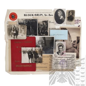 II RP Set of Documents and Photographs Jadwiga Bojarczykówna - Evacuation from the Lithuanian Soviet Socialist Republic - Pre-war Vilnius
