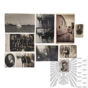 II RP Set of Documents and Photographs Jadwiga Bojarczykówna - Evacuation from the Lithuanian Soviet Socialist Republic - Pre-war Vilnius