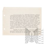 II RP Zestaw Dokumentów 1 Pułk Ułanów Legionowych - Stefan Chrapkowski - Łódź
