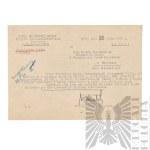II RP Zestaw Dokumentów 1 Pułk Ułanów Legionowych - Stefan Chrapkowski - Łódź