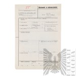 II RP Zestaw Dokumentów 1 Pułk Ułanów Legionowych - Stefan Chrapkowski - Łódź