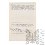 II RP Zestaw Dokumentów 1 Pułk Ułanów Legionowych - Stefan Chrapkowski - Łódź