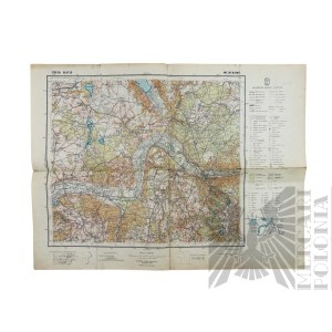 II RP Mapa Wojskowa Wejherowo Wojskowy Instytut Geograficzny/