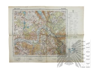 II RP Military Map Wejherowo Military Geographical Institute/.