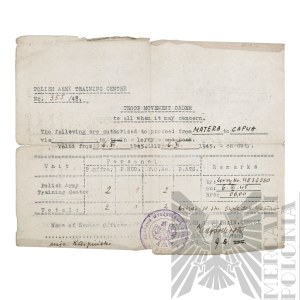 PSZnZ Pass from the Army Training Center After a Soldier of the 2nd Corps - Waclaw Witness