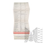 PRL Lista z Nazwiskami Obrońców Westerplatte Gdańsk 1974