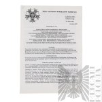 [ZŁOTOROWICZ] III RP Dwa Komunikaty Koła 10 Pułku Strzelców Konnych - Tadeusz Złotorowicz - Kawaler Virtuti Militari