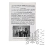 [ZŁOTOROWICZ] III RP Dwa Komunikaty Koła 10 Pułku Strzelców Konnych - Tadeusz Złotorowicz - Kawaler Virtuti Militari