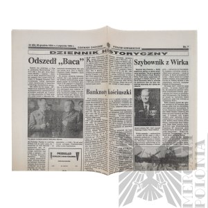 III RP Gazeta “Dziennik Historyczny” Artykuł o Śmierci Generała Stanisława Maczka nr. 253 30 grudnia 1994 r.-1stycznia1995 r.