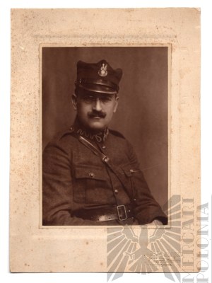 II RP Studio Photography of a Soldier of the Polish Army - Hotel Bristol Warsaw