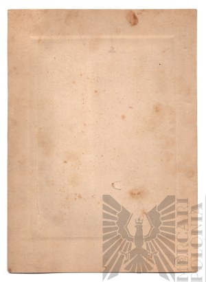 II RP Studio Photography of a Soldier of the Polish Army - Hotel Bristol Warsaw