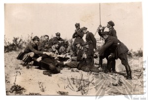 II RP Photograph of Field Libation of Polish Army Officers.