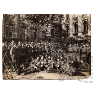 II RP Fotografia Grupowa Żołnierzy Wojska Polskiego Warszawa 1922