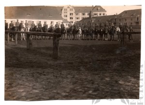 II RP Photography of the Polish Army Cavalry Training.