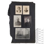 II RP Karta z Albumu z Fotografiami Legiony Wczesne Wojsko Polskie PKP