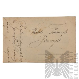 II RP Family Photograph of a Soldier of the Polish Army - Przemysl