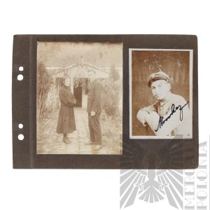 II RP Kartka z Albumu Fotograficznego Fotografia Żołnierza Legionów - Czapka Maciejówka