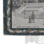 II RP Kartka Jubileuszowa z Pomnikiem Adama Mickiewicza Warszawa Drukarnia Józefa Hirszowicza