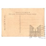 II RP Pocztówka Herb Państwa Polskiego z XVIII Wieku - 1918 Mińsk