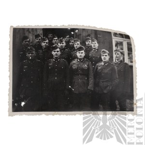 III Rzesza Fotografia Grupowa Żołnierzy Wehrmachtu