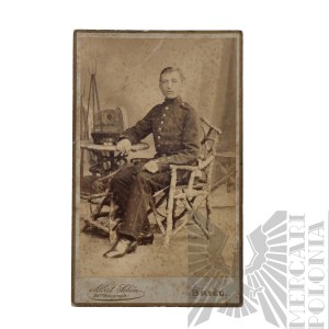 German Empire Cadet Studio Photography Albert Schon Brieg/Brzeg Photographic Plant