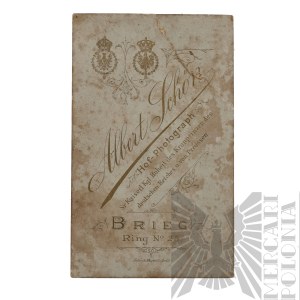 German Empire Cadet Studio Photography Albert Schon Brieg/Brzeg Photographic Plant