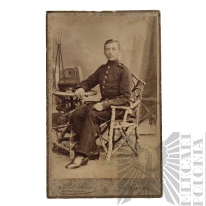 German Empire Studio Photography Cadet Plant Albert Schon Brieg/Brzeg