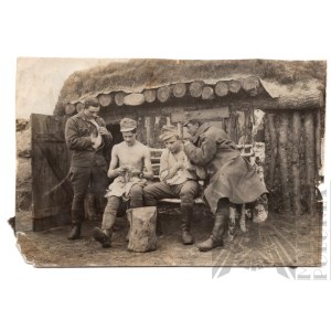 Austro-Węgry Fotografia Żołnierzy Armii Austro-Węgierskiej 1916 Rok