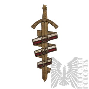II RP Badge of the Sword of the Brave/Sherbiec Chrobrego Camp of Great Poland