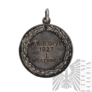 II RP Medal I Miejsce Sztafeta WKS Gryf 1927 - Wejherowo, Pomorze